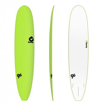 Surfboard TORQ Softboard 9.6 Longboard Grün