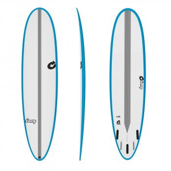 Planche de surf TORQ Epoxy TEC M2 7.6 Rail bleu