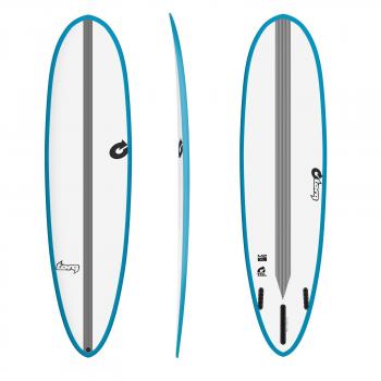 Tabla de surf TORQ Epoxy TEC M2 XL 7.6 Rail Azul