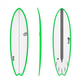 Surfboard TORQ Epoxy TET CS 6.6 Fish Carbono Verde