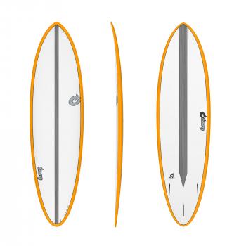 Planche de surf TORQ Epoxy TET CS 6.8 Fun Carbon Orange