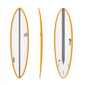 Surfboard TORQ Epoxy TET CS 6.8 Fun Carbon Orange