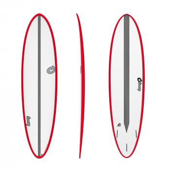 Planche de surf TORQ Epoxy TET CS 7.2 Fun Carbon Red