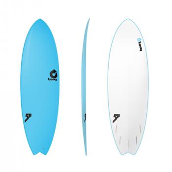 Surfboard TORQ Softboard 5.11 Fish Blue