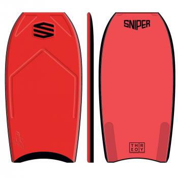 SNIPER Bodyboard Ian Campbell Pro Theory PP 41 Rosso