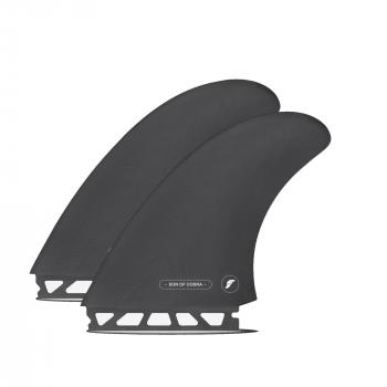 FUTURES Twin Fin Set Son of Cobra Black