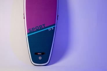 Red Paddle Co SPORT SE SUP 11'3" x 32" x 4'7" MSL Violet-Blanc