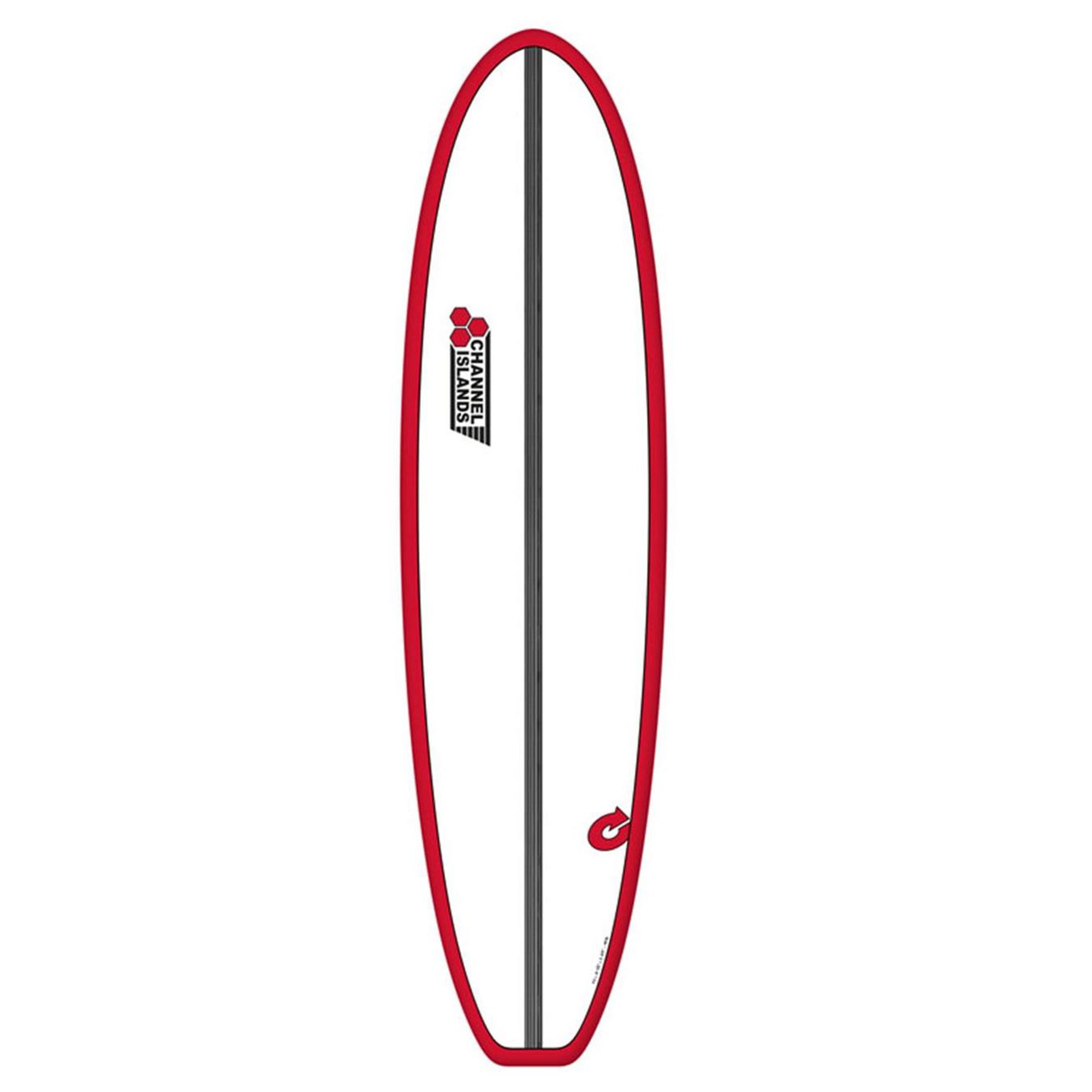 Surfboard CHANNEL ISLANDS X-lite Chancho 7.6 Red • Online Shop for