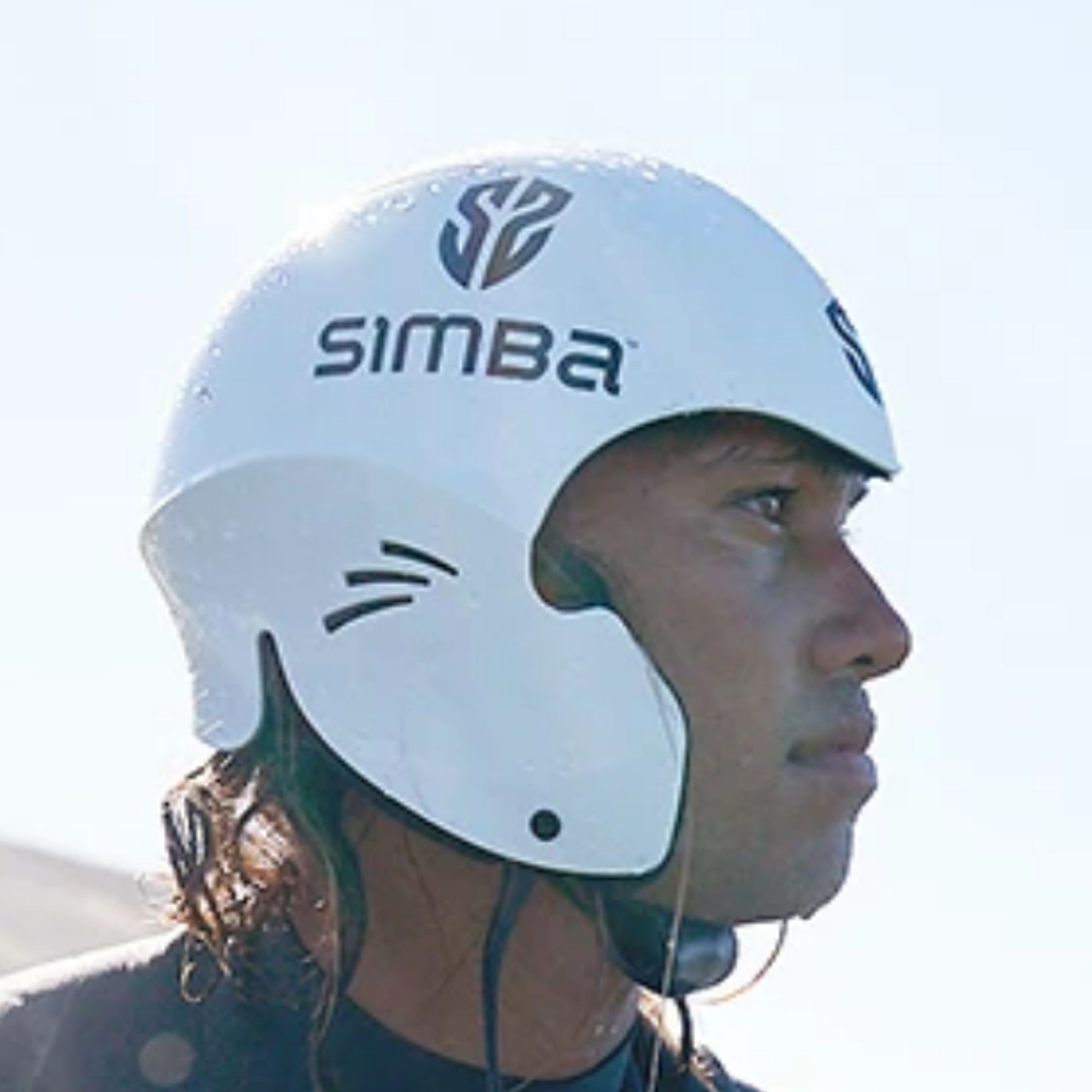 Marine sports helmet Unisex WHITE M - サーフィン
