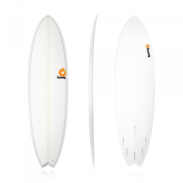 Planche de surf TORQ Epoxy TET 6.10 MOD Fish Pinlines