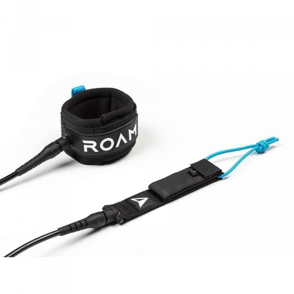 ROAM Guinzaglio per tavola da surf Premium 6.0 183cm 7mm Nero