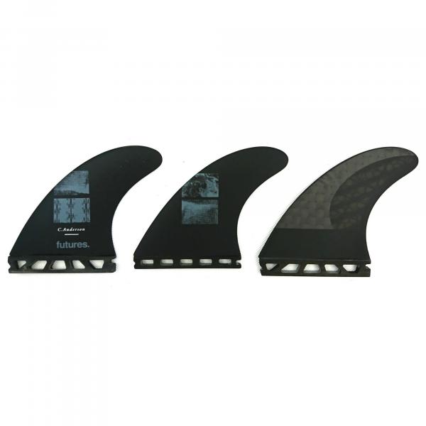 FUTURES Thruster Fin Set Craig Anderson Blackstix