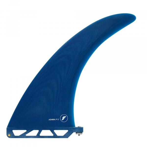 FUTURES Single Fin Admiral 9.5 Fibra di vetro base USA