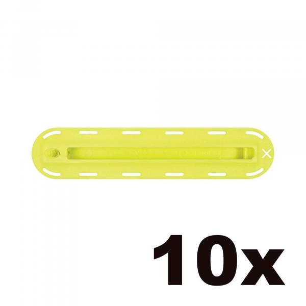 FUTURES Finbox F1 ILT 3/4 Inch Jaune 10 pièces