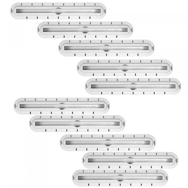 FUTURES Finbox Longboard 8 Pollici Bianco 10 pezzi