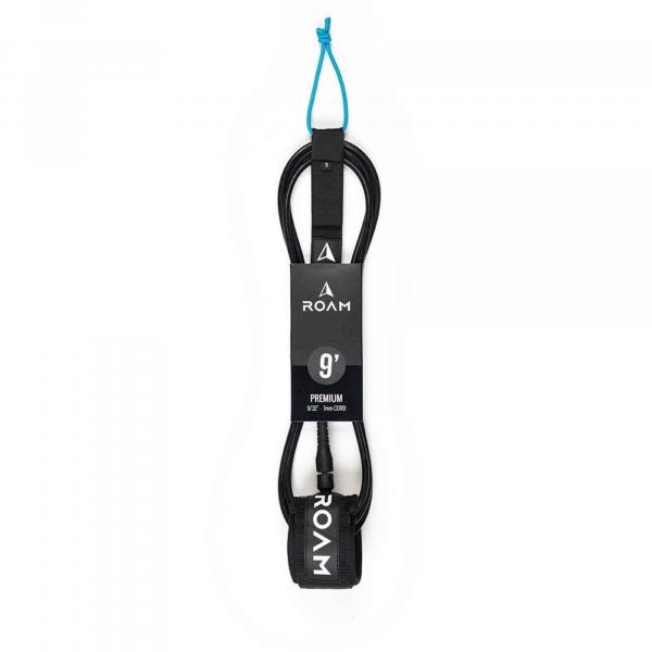 ROAM Guinzaglio per tavola da surf Premium 9.0 274cm 7mm Nero