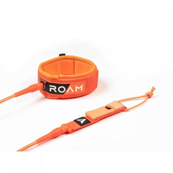 ROAM Guinzaglio per tavola da surf Premium 9.0 Ginocchio 7mm Arancione