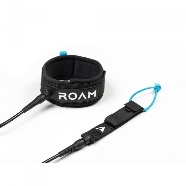 ROAM Guinzaglio per tavola da surf Premium 9,0 Ginocchio 7mm Nero