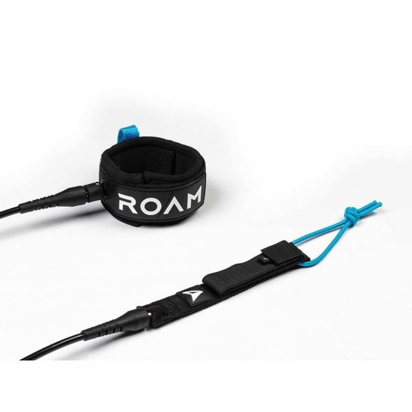 ROAM Surfboard Leash Comp 6.0 183cm 6mm Nero