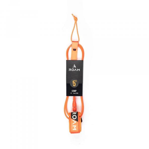 ROAM Leash per tavole da surf Comp 5.0 152cm 6mm Arancione