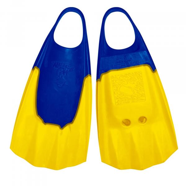 Palmes Bodyboard WAVE GRIPPER MS 39-40 Bleu Jaune