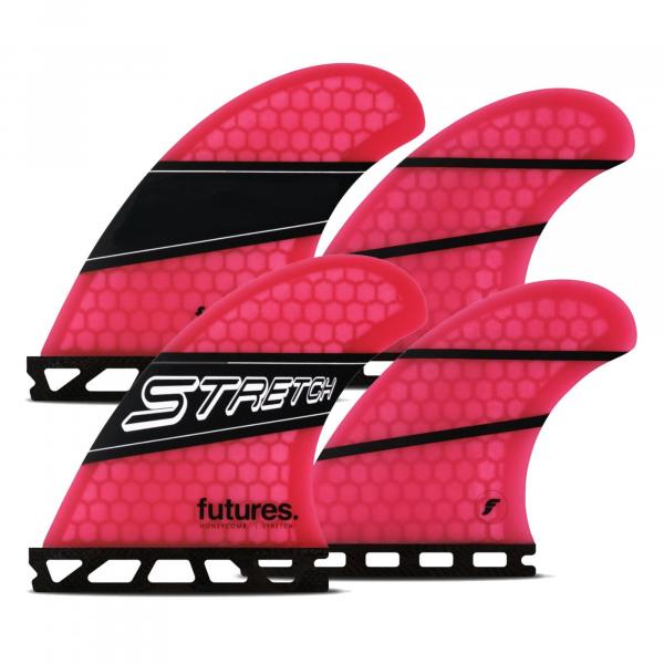 FUTURES Quad Fin Set Stretch Honeycomb