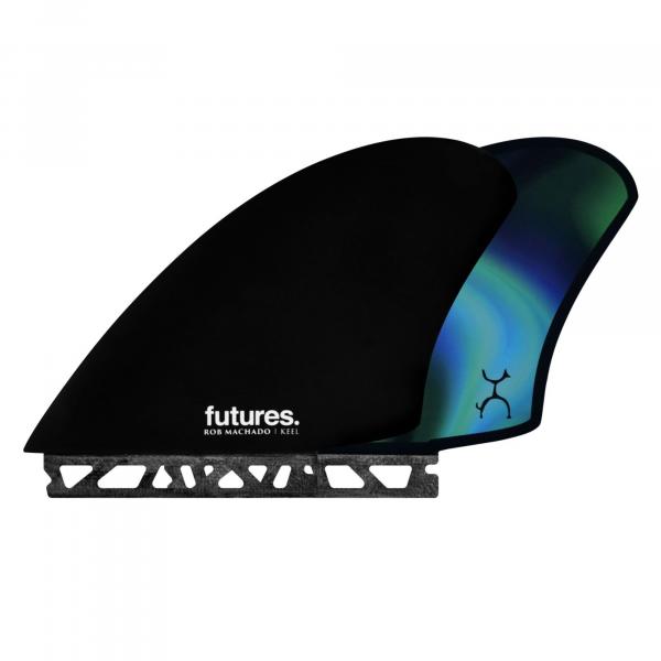 FUTURES Juego de aletas dobles Machado Keel Honeycomb