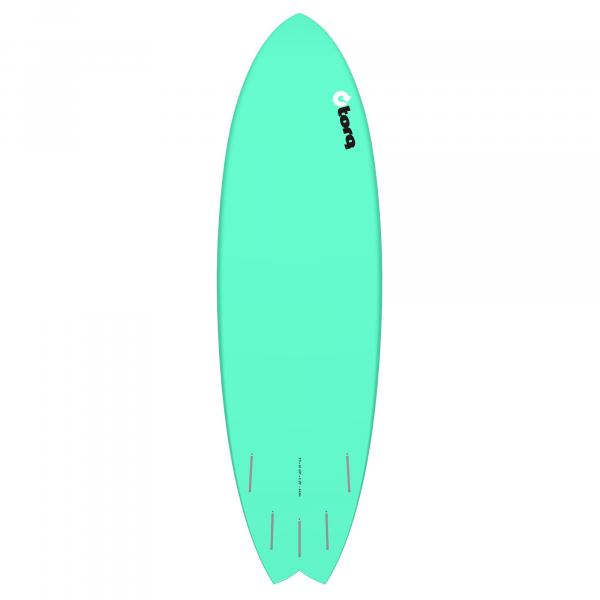 Planche de surf TORQ Epoxy TET 5.11 MOD Fish Seagreen