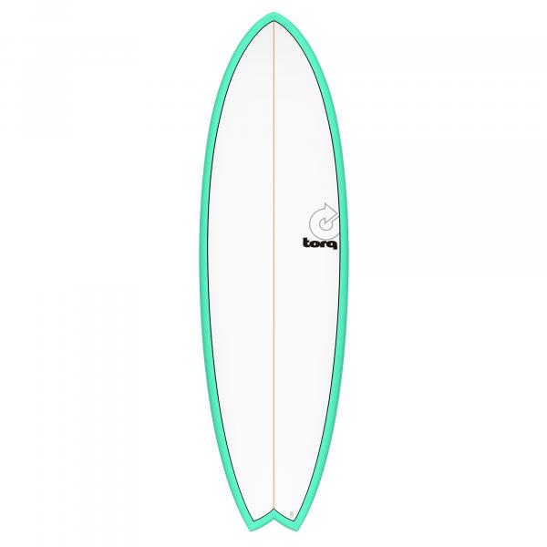 Planche de surf TORQ Epoxy TET 5.11 MOD Fish Seagreen