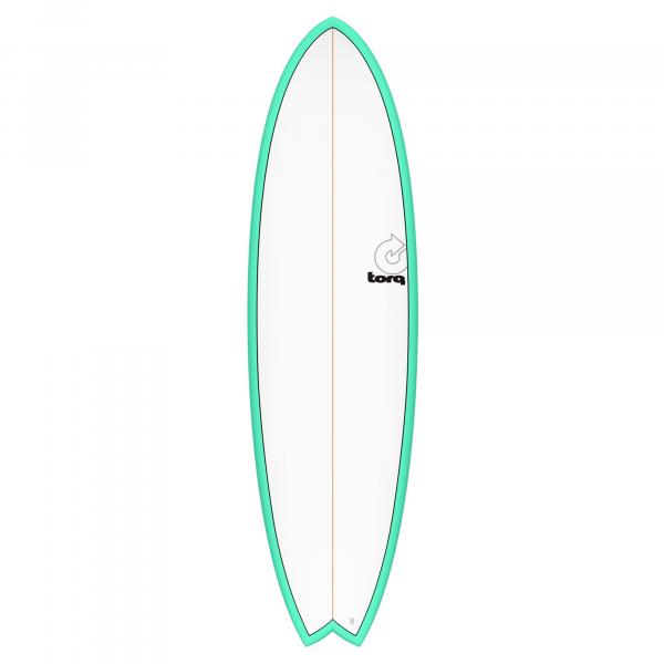 Planche de surf TORQ Epoxy TET 6.6 MOD Fish Seagreen