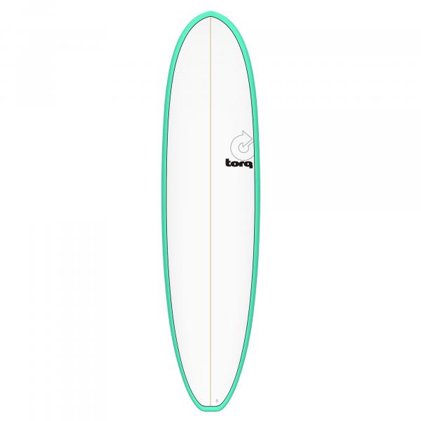 Tabla de surf TORQ Epoxy TET 7.4 V+ Funboard Seagreen