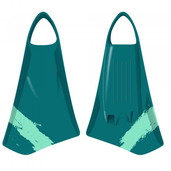 Bodyboard fins OPTION MK2 L 45-46 Teal Jade