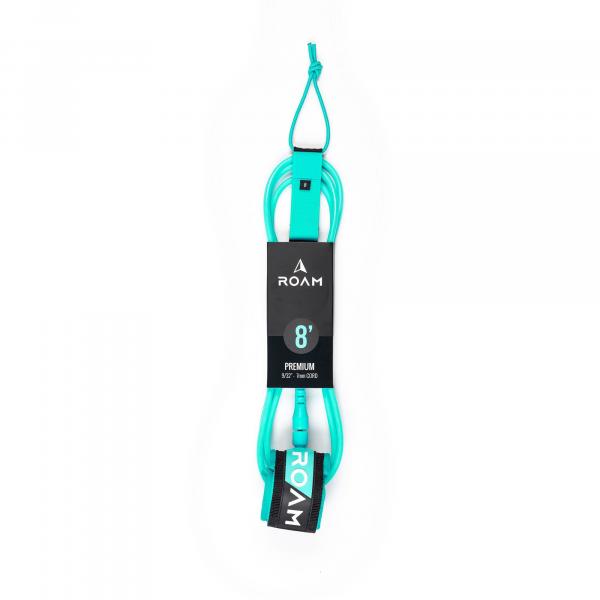 ROAM Guinzaglio per tavola da surf Premium 8.0 244cm 7mm Verde