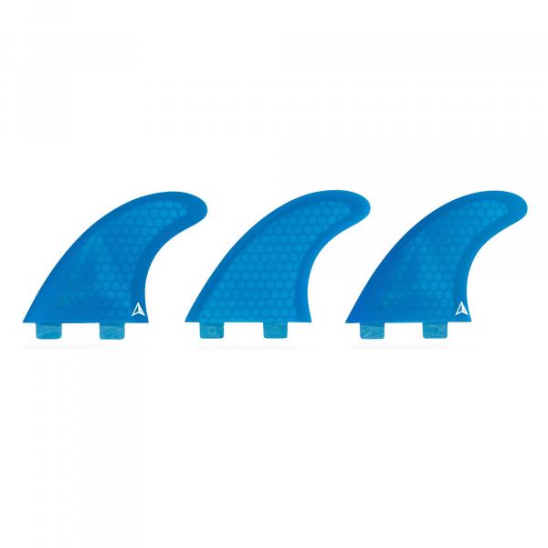 ROAM Thruster Fin Set Allround Small two tab Bleu