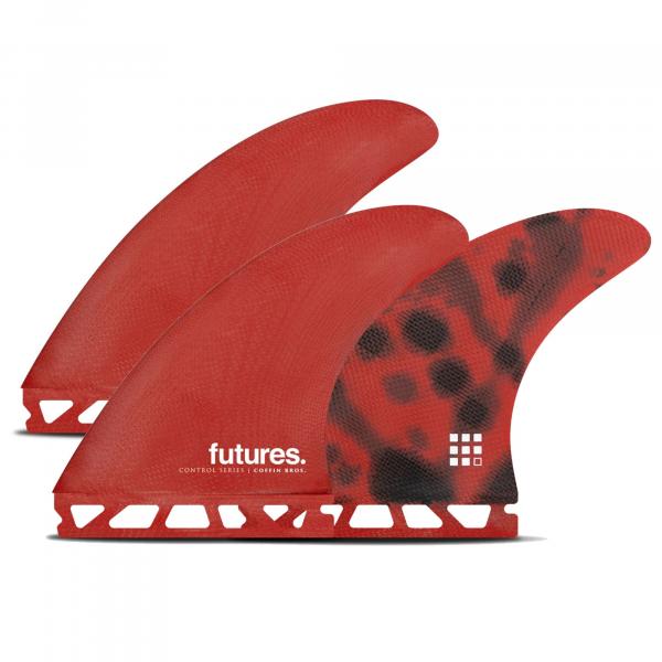 FUTURES Thruster Fin Set Coffin Bros Control M