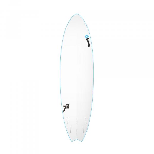 Surfboard TORQ Softboard 7.2 Fish Blue