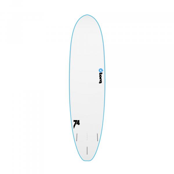 Surfboard TORQ Softboard 7.4 V+ Funboard Blau