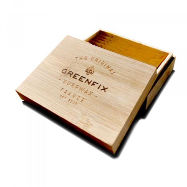 GREENFIX Surf Wax Box Bamboo