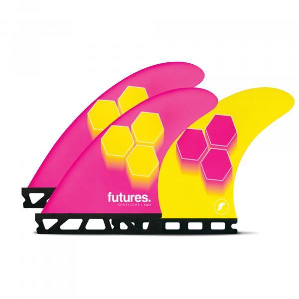 FUTURES Thruster Fin Set AM3 Al Merrick Honeycomb