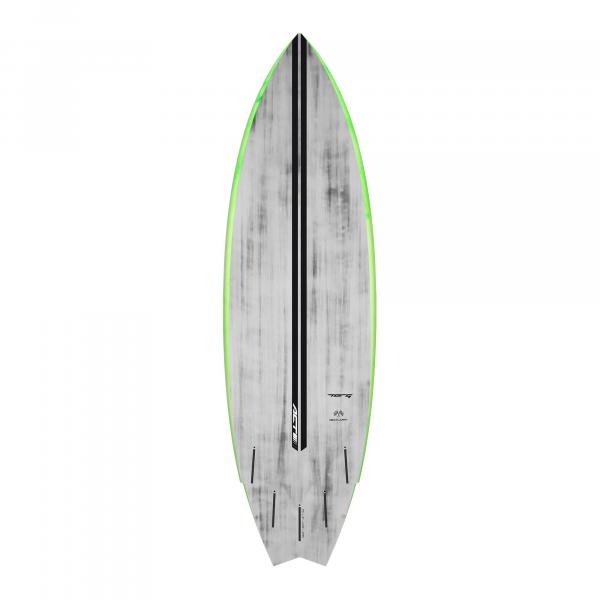 Surfboard TORQ ACT Prepreg Go-Kart 6.6 GreenRail