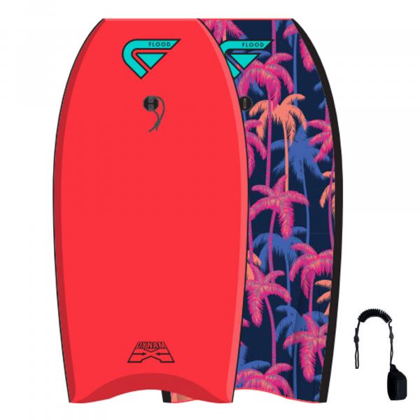 FLOOD Bodyboard Dynamx Stringer 40 Red Palm II