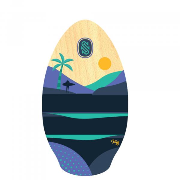 Skimboard SkimOne 39 99cm Kauai Violet Turquoise