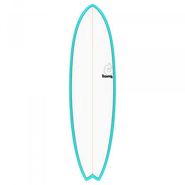 Surfboard TORQ Epoxy TET 7.2 Fish Blue Pinline