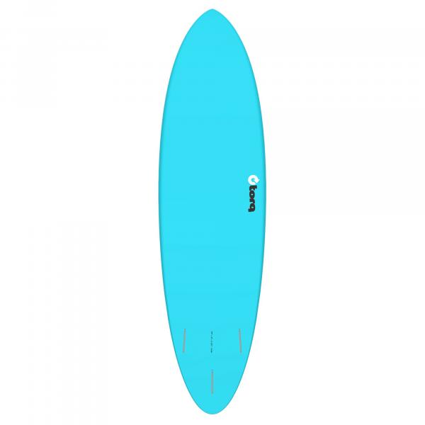 Surfboard TORQ Epoxy TET 6.8 Funboard Blau Pinline