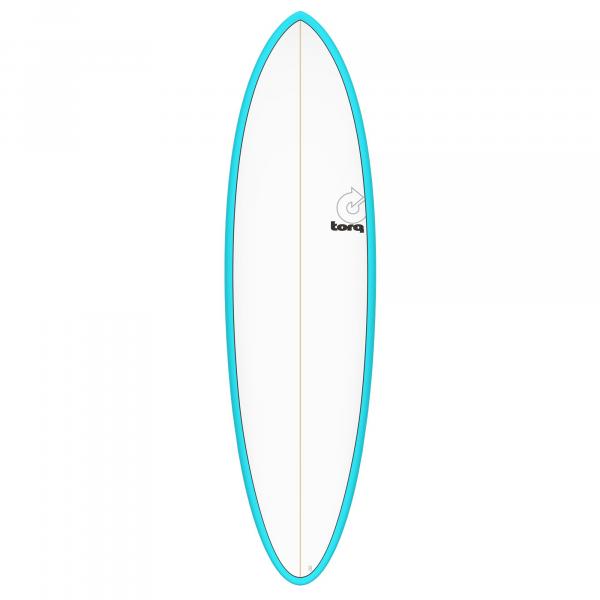 Surfboard TORQ Epoxy TET 6.8 Funboard Blue Pinline