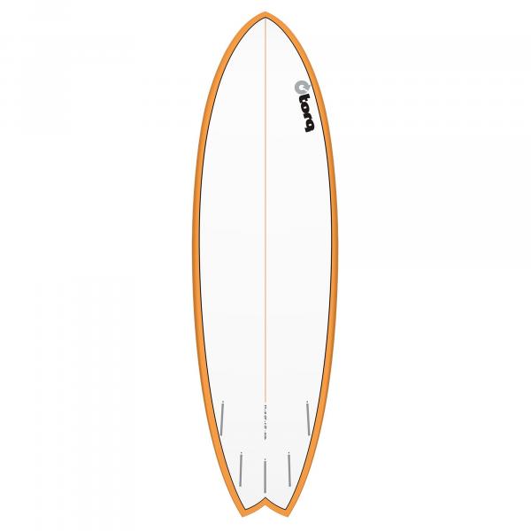 Surfboard TORQ Epoxy TET 5.11 Fish OrangeRail