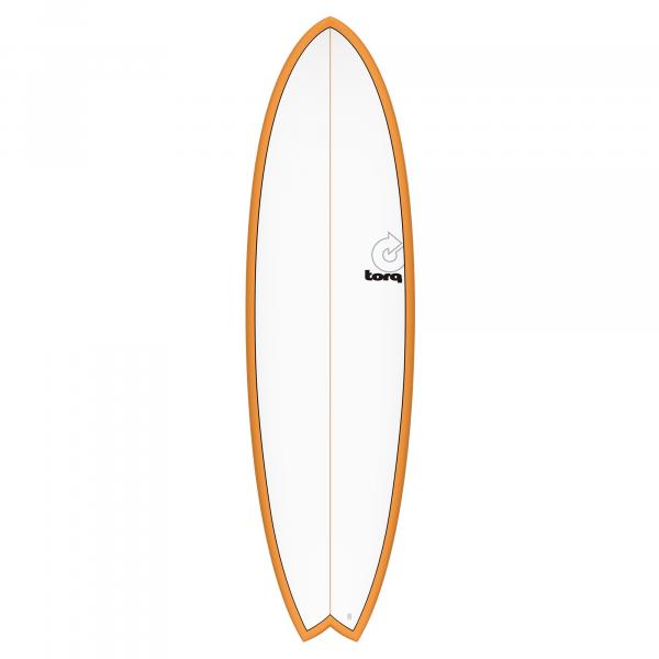 Surfboard TORQ Epoxy TET 6.6 Fish OrangeRail