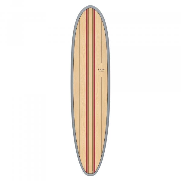 Surfboard TORQ Epoxy TET 8.2 V+ Funboard Wood