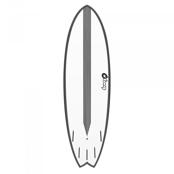 Surfboard TORQ Epoxy TET CS 5.11 Fish Carbon Grau