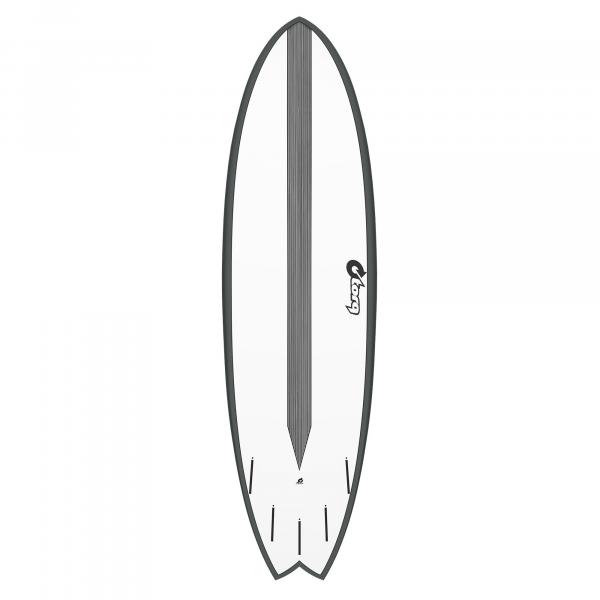 Surfboard TORQ Epoxy TET CS 6.3 Fish Carbon Grau